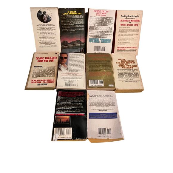 Historical Military War Paperback Books Lot of 10, Vintage, Spy, Vietnam, - Picture 2 of 5